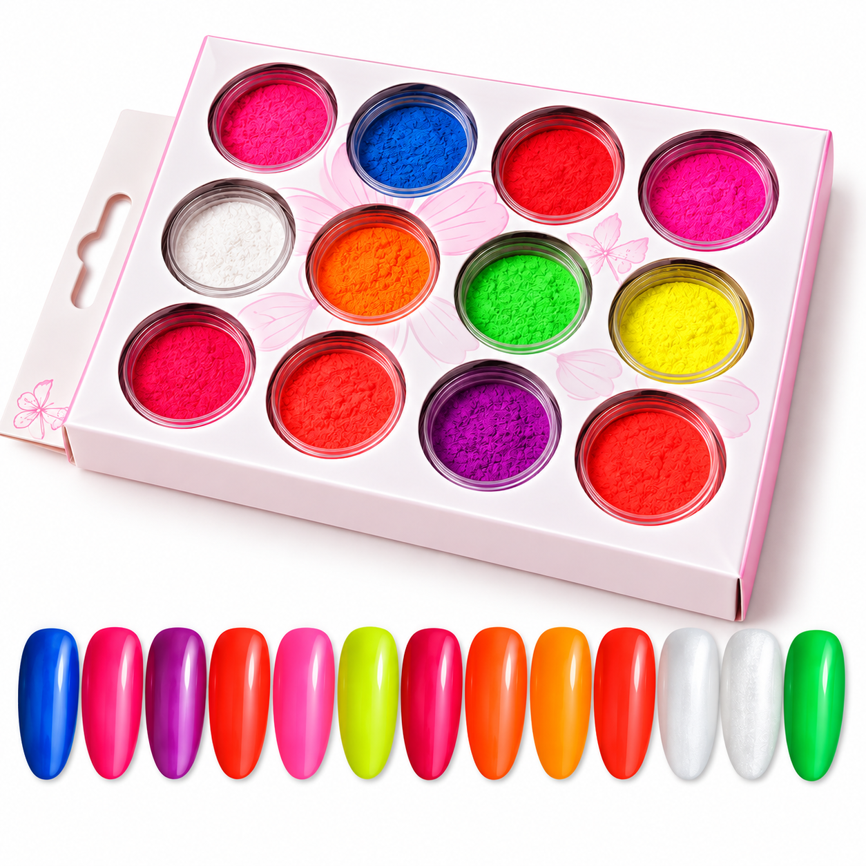 Neon Pigment Powder Set 12pcs