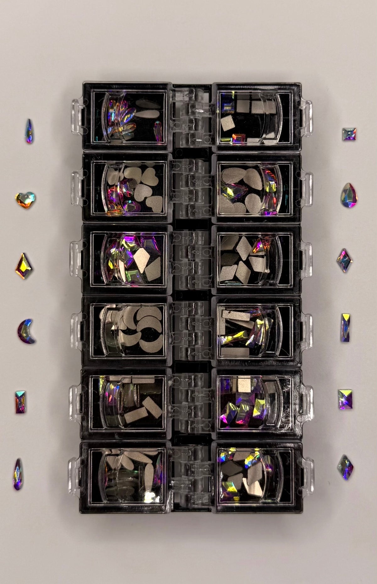 AB Flat Back Shape Rhinestones