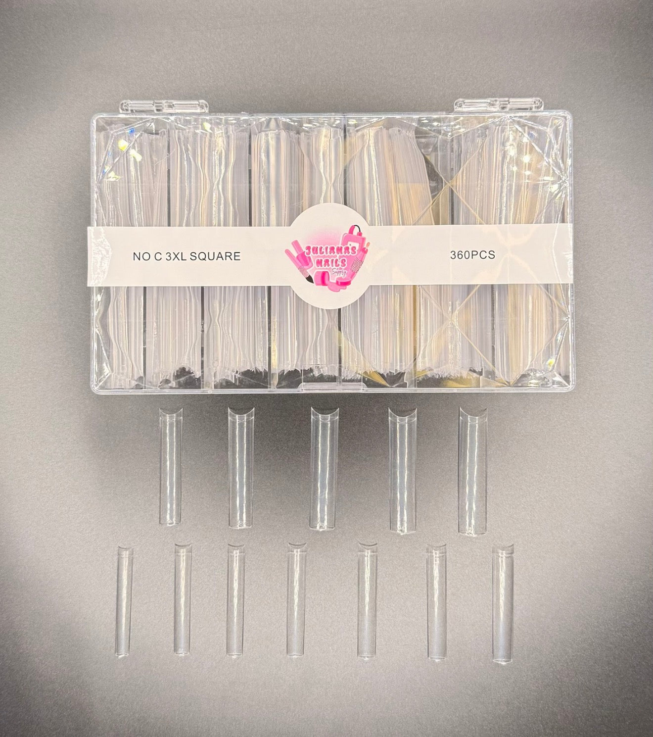JNS - 3xl no c curve square tips