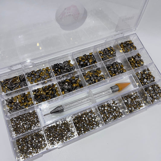 Black & Gold Luxury Rhinestone Kit