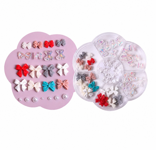 Mixed - Bows, Pearls, Bears, and Butterflies Charms