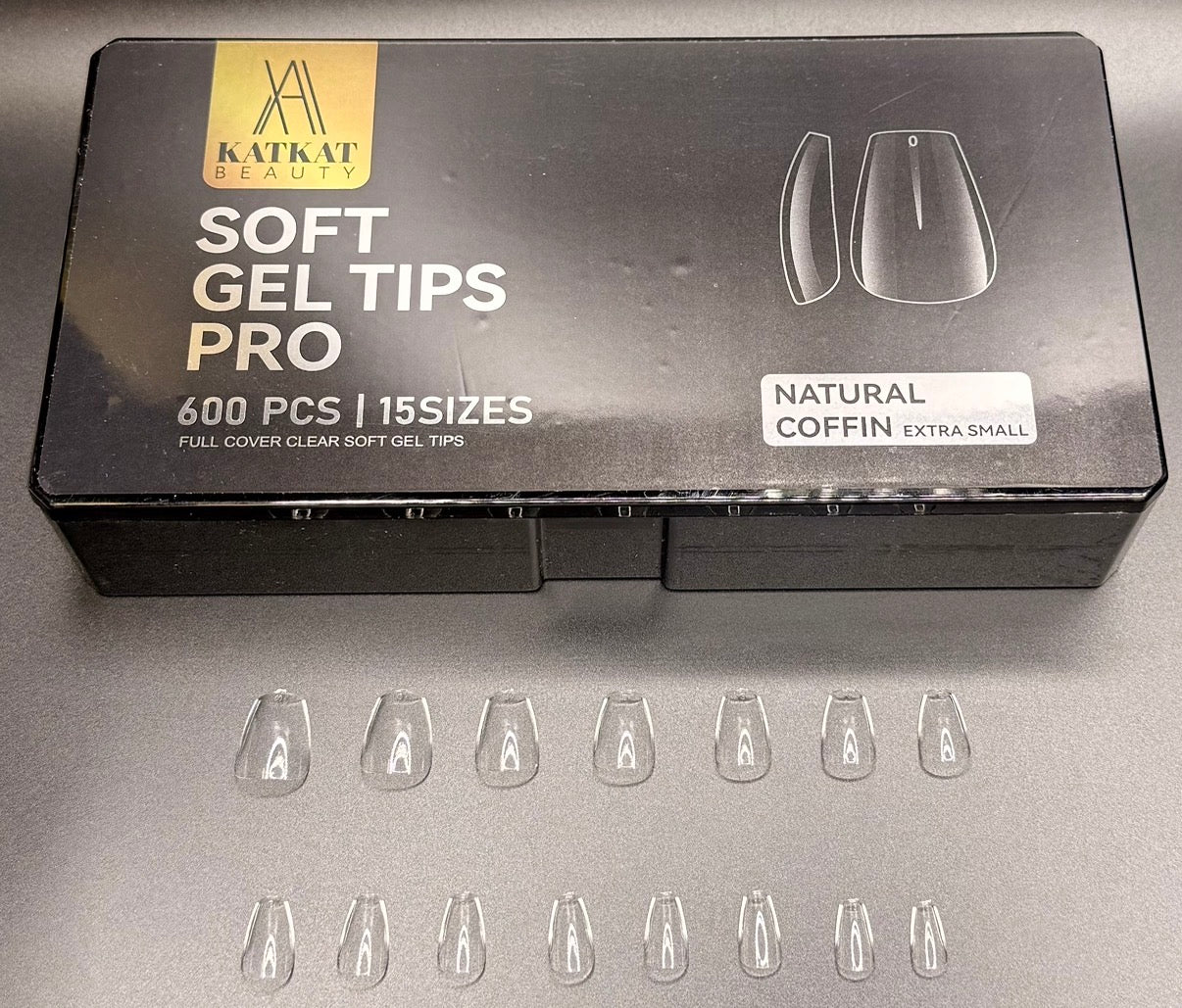 KAT Beauty - Natural Coffin Extra Small Tips