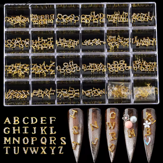 Gold Letter Charms