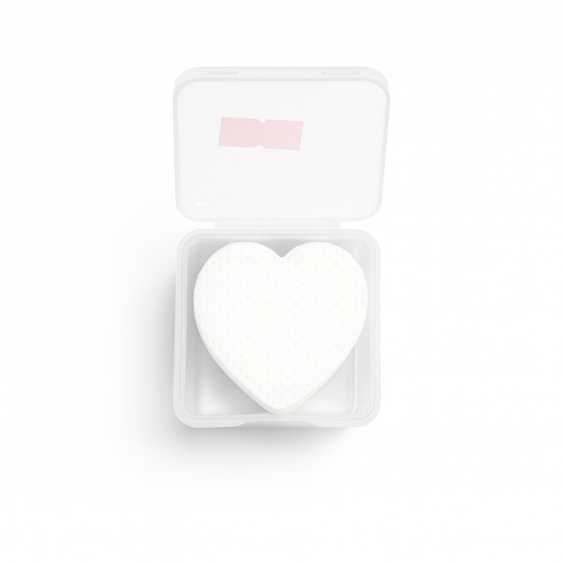 Salon-quality white nail wipes heart-shaped