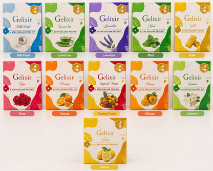 Gelixir - 4 Step Deluxe Pedi Kits