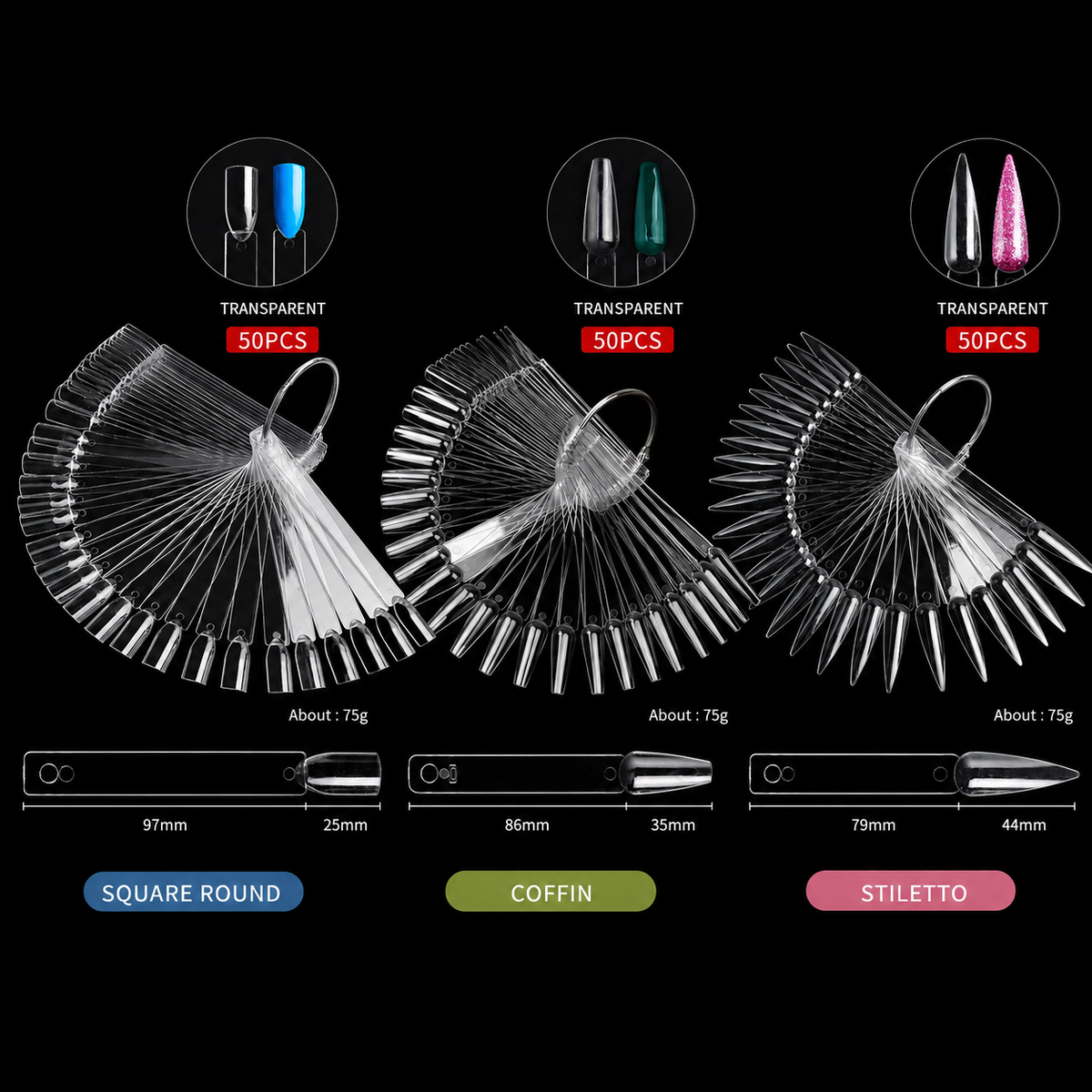 Swatch Sticks - Clear