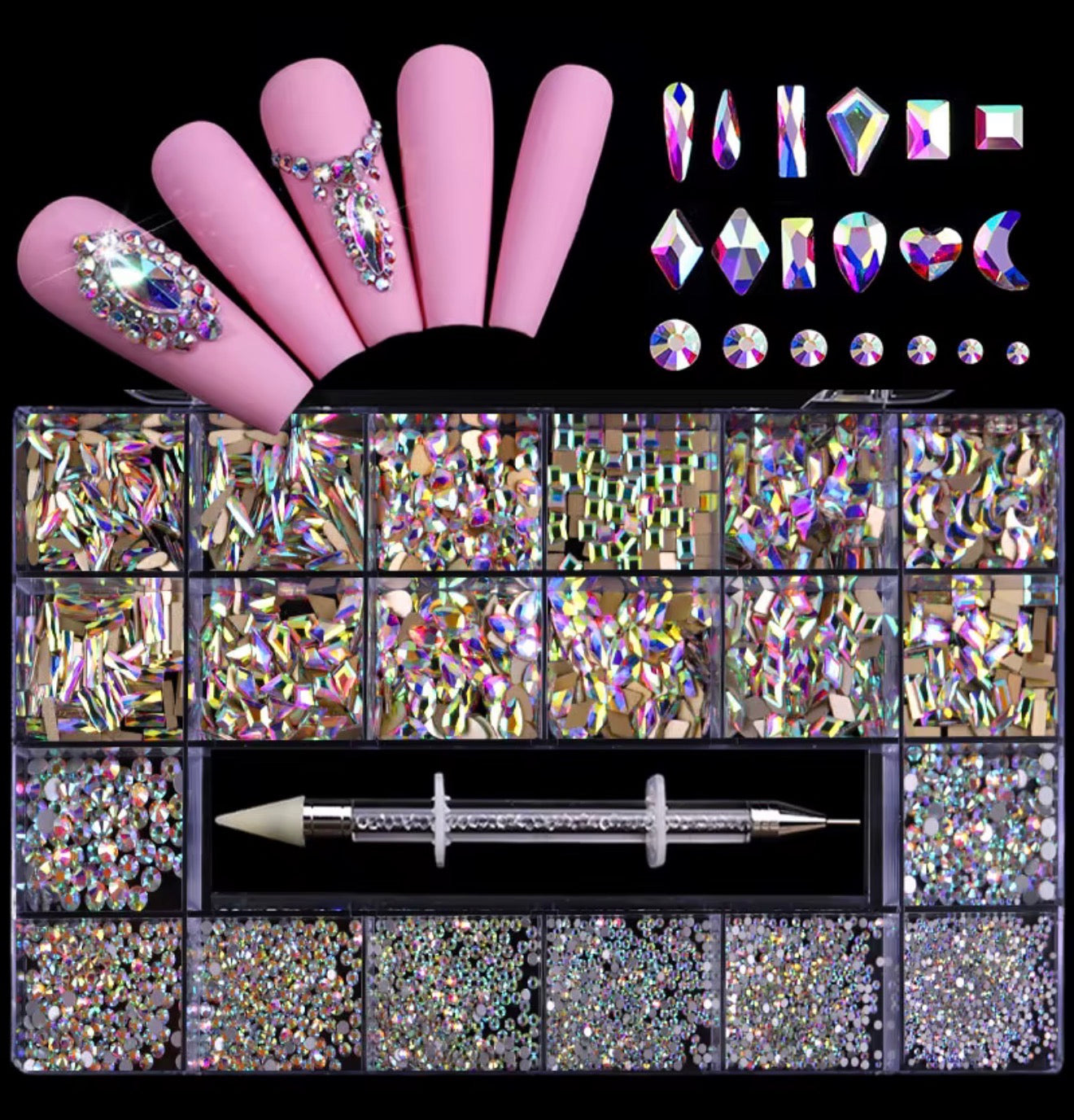 AB Rhinestone Box