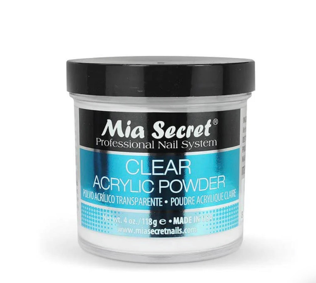 Mia Secret - Clear Acrylic Powder 4.0oz