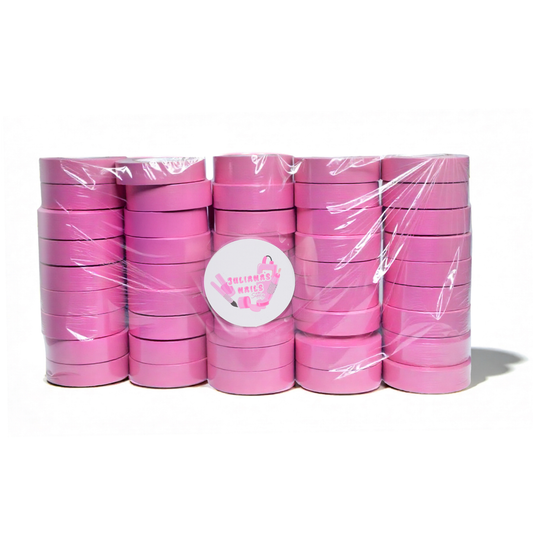 JNS Pink Heart Nail Buffers – 50PCS Pack