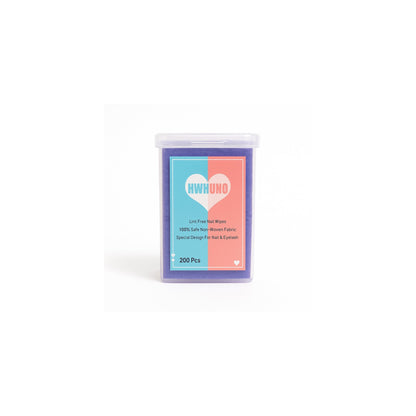 Purple Heart Lint-Free Nail Wipes – 200PCS 