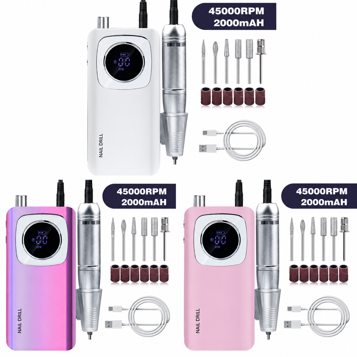 Portable Nail Drill Machine