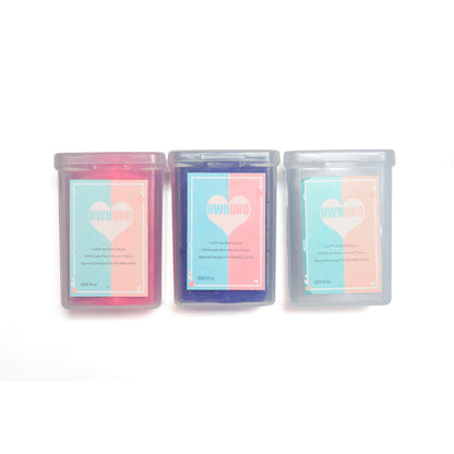 Lint-Free Nail Wipes Purple Heart-shaped - 200PCS